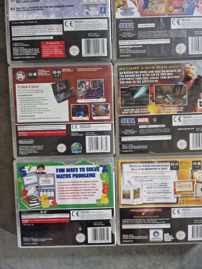 Nintendo DS Lite, ryškiai žalia, su 14 žaidimų - nuotraukos Nr. 22