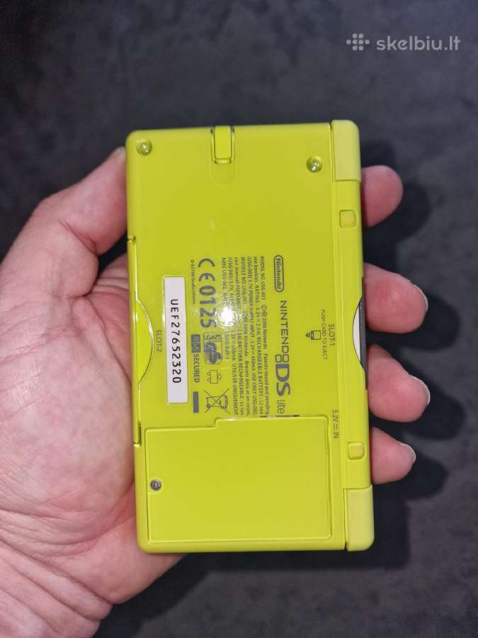 Nintendo DS Lite, ryškiai žalia, su 14 žaidimų - nuotraukos Nr. 29