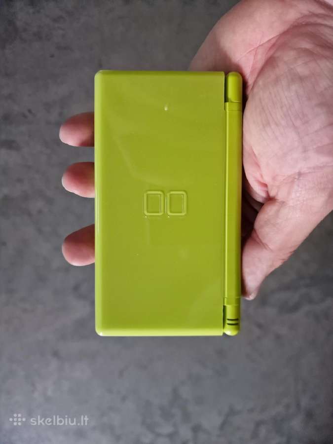 Nintendo DS Lite, ryškiai žalia, su 14 žaidimų - nuotraukos Nr. 35