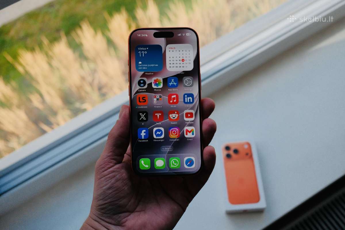 Idealus iPhone 17 Pro (100% baterija, garantija) - nuotraukos Nr. 6