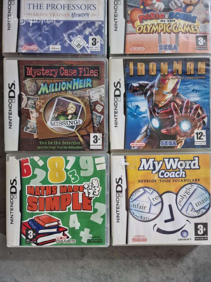Nintendo DS Lite, ryškiai žalia, su 14 žaidimų - nuotraukos Nr. 14
