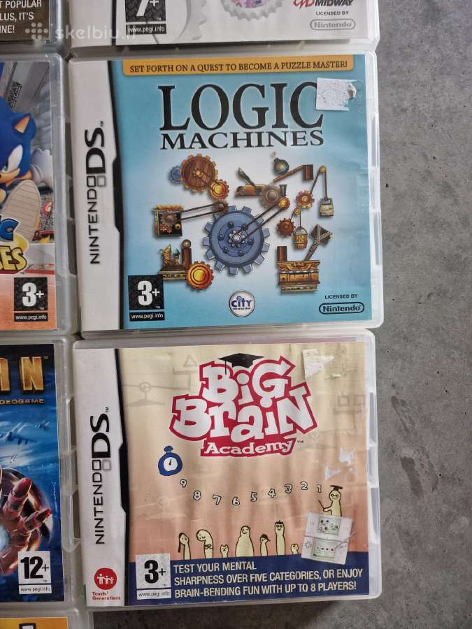 Nintendo DS Lite, ryškiai žalia, su 14 žaidimų - nuotraukos Nr. 15