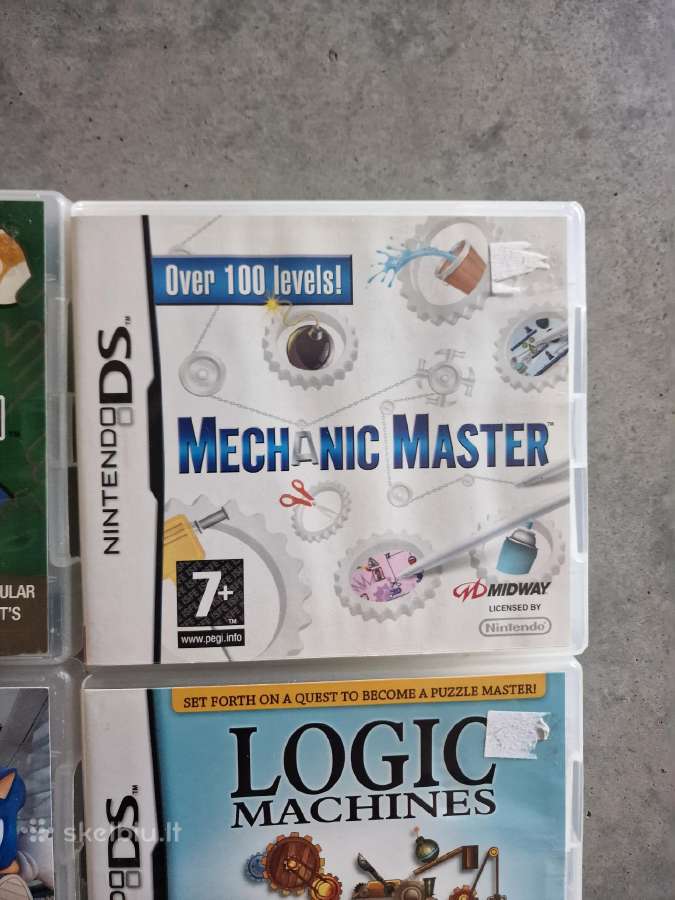 Nintendo DS Lite, ryškiai žalia, su 14 žaidimų - nuotraukos Nr. 16
