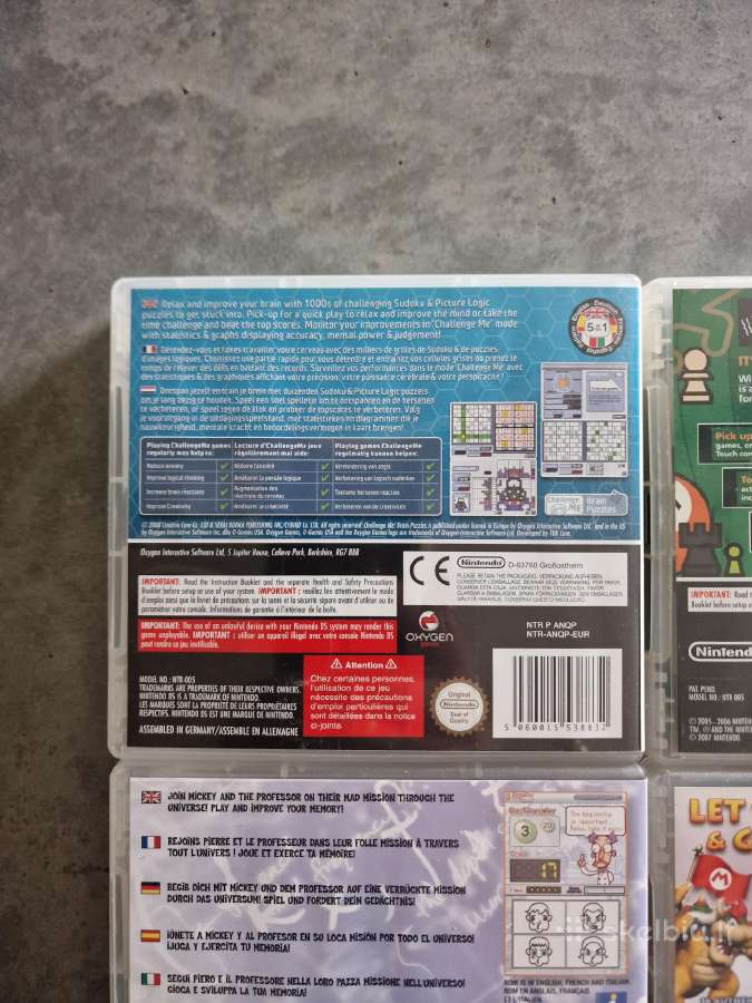 Nintendo DS Lite, ryškiai žalia, su 14 žaidimų - nuotraukos Nr. 18