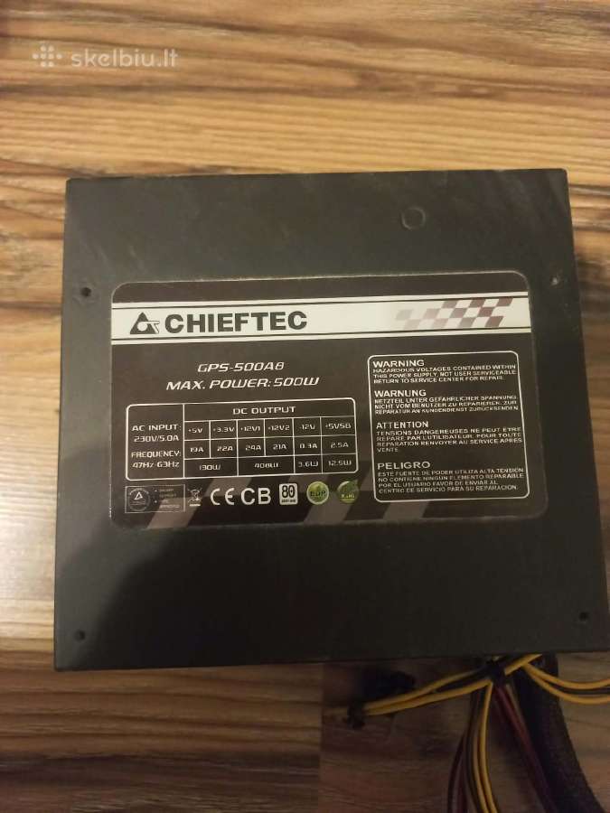 Chieftec Smart Series 500w - nuotraukos Nr. 2