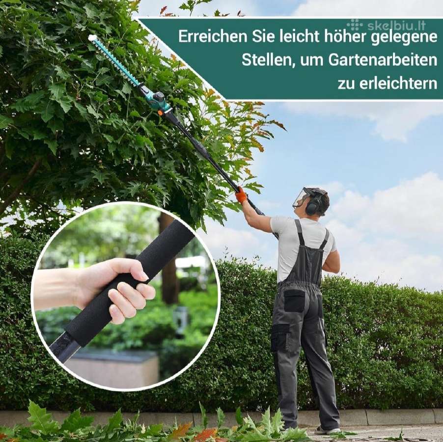 Naujos akumuliatorinės teleskopinės gyvatvorių - nuotraukos Nr. 8