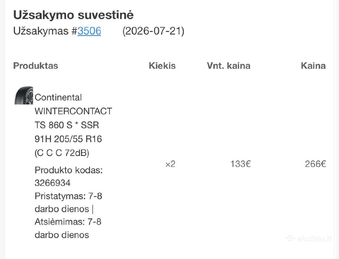 Žieminės padangos - nuotraukos Nr. 6