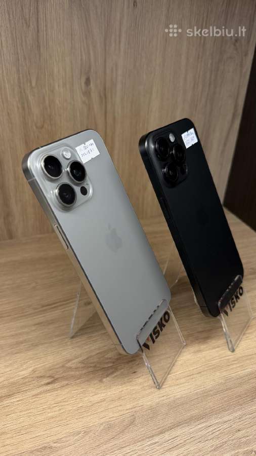Tvarkingi Apple iPhone 15 pro Max 256gb ir 512gb - nuotraukos Nr. 2