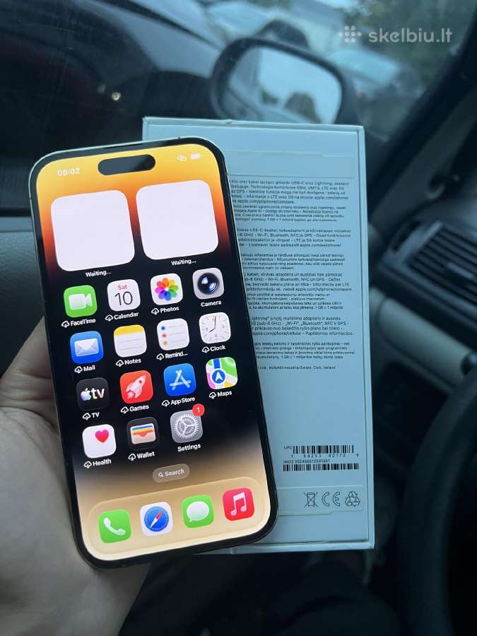 iPhone 14 Pro 128gb battery 85% - nuotraukos Nr. 3