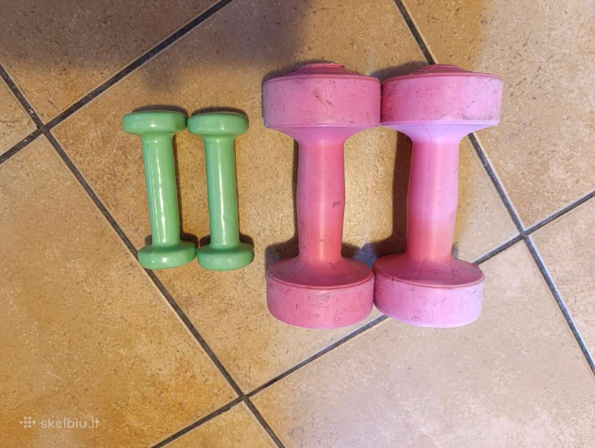 Hanteliai (svarmenys) 2x0.5kg ir 2x1.5kg -10€ - nuotraukos Nr. 3