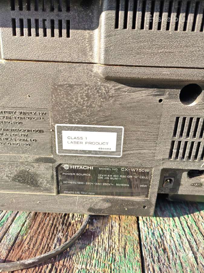 Hitachi CX W750w - nuotraukos Nr. 4