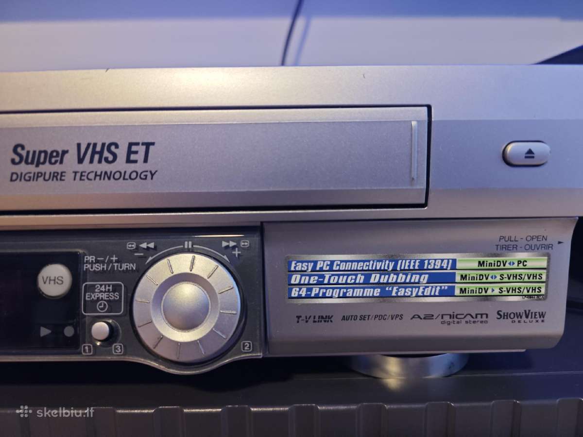 JVC Hr-dvs3eu Super Vhs / Minidv Recorder - nuotraukos Nr. 4