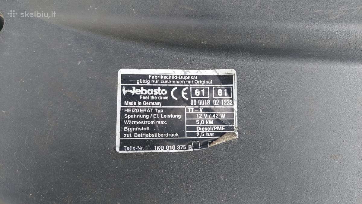 Volkswagen Tauran: Automatas - nuotraukos Nr. 24