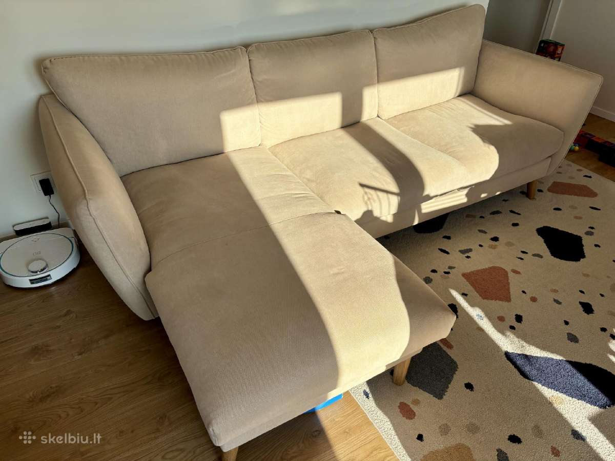 Parduodama „vilmers“ kampinė sofa su šezlongu - nuotraukos Nr. 2