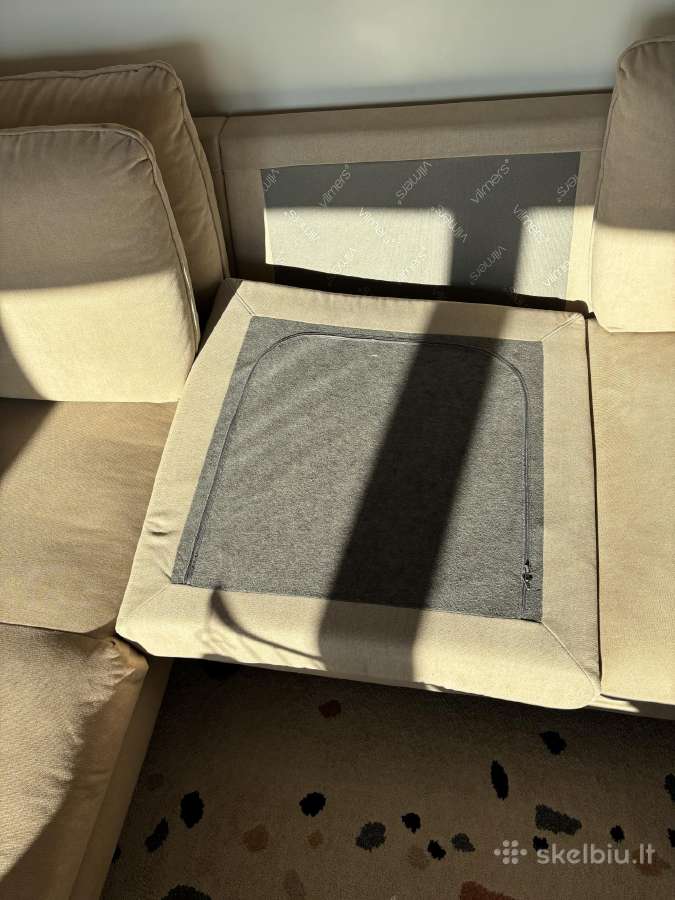 Parduodama „vilmers“ kampinė sofa su šezlongu - nuotraukos Nr. 4