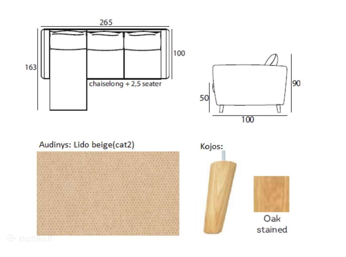 Skubiai Parduodama „vilmers“ kampinė sofa - nuotraukos Nr. 2