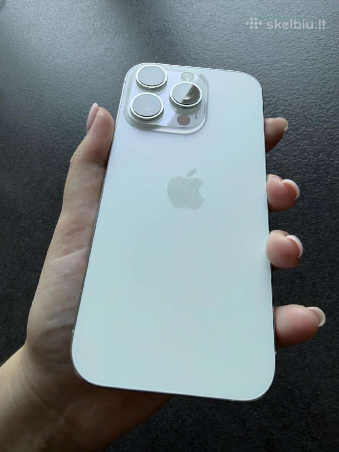 iPhone 16 Pro 128 GB, White Titanium - nuotraukos Nr. 7