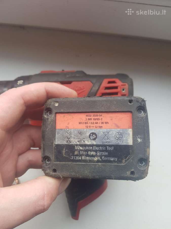 Milwaukee suktukas M12 - nuotraukos Nr. 3