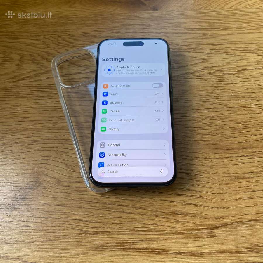 Apple iPhone 15 Pro 256gb Black Titanium - nuotraukos Nr. 4
