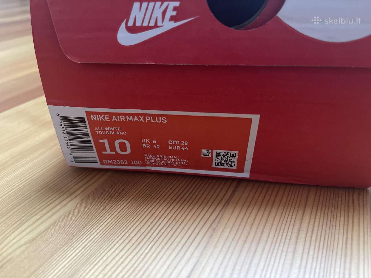 Nike Air Max Plus Tn (balti) Eu 44 - nuotraukos Nr. 2