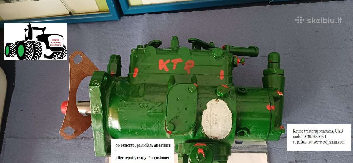 Ktr+ John Deere 2450/2650/2850 kuro siurblys - nuotraukos Nr. 20