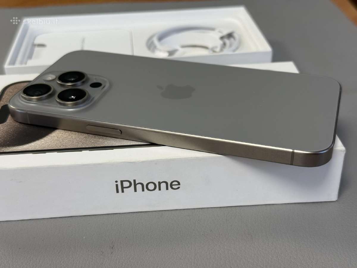 iPhone 15 Pro Max 256gb Visai kaip naujas - nuotraukos Nr. 2