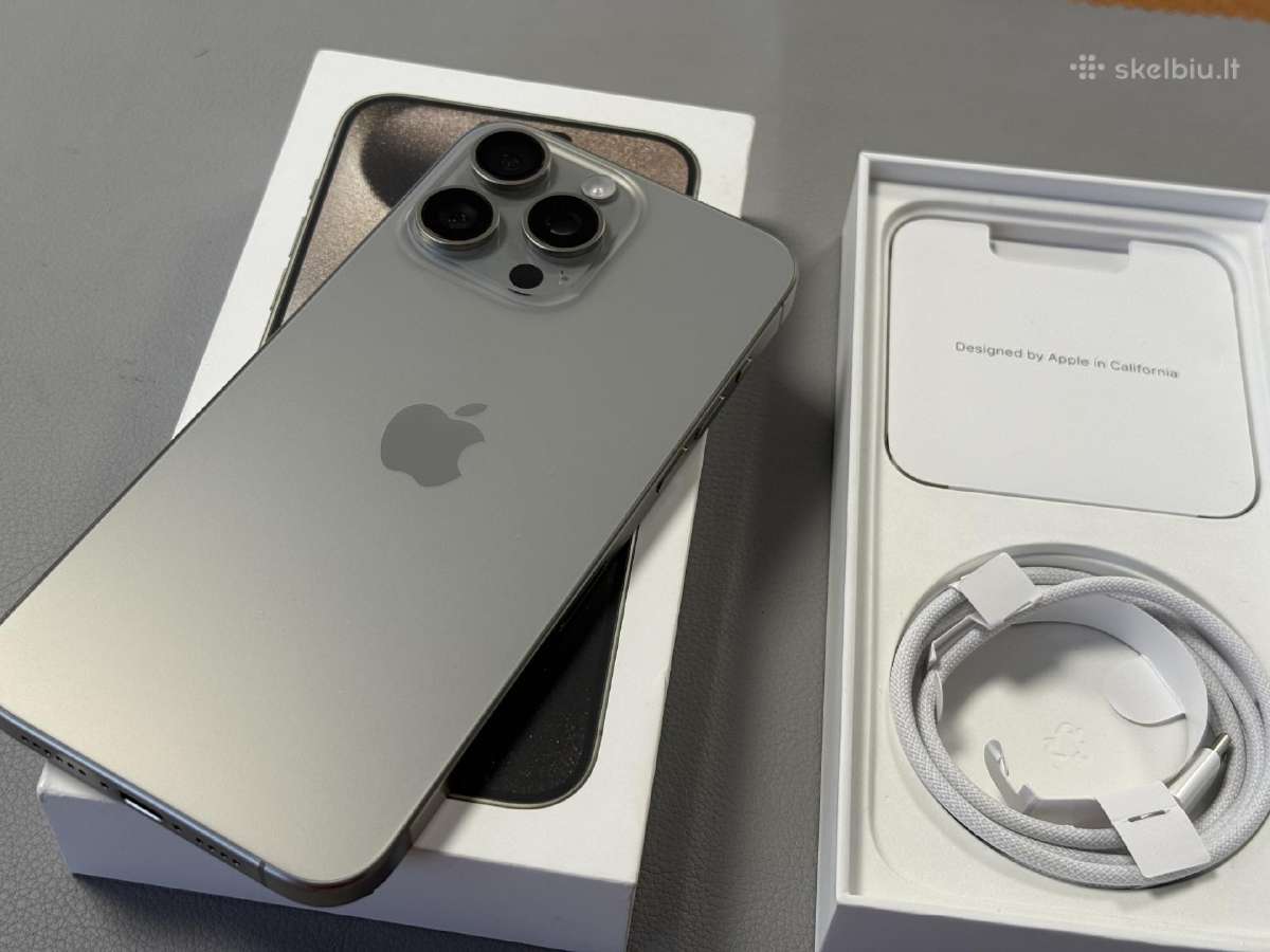 iPhone 15 Pro Max 256gb Visai kaip naujas - nuotraukos Nr. 4