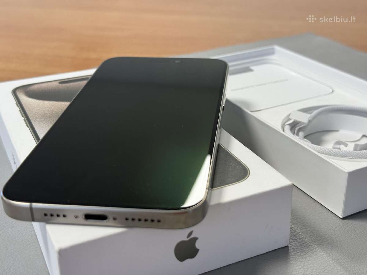 iPhone 15 Pro Max 256gb Visai kaip naujas - nuotraukos Nr. 6