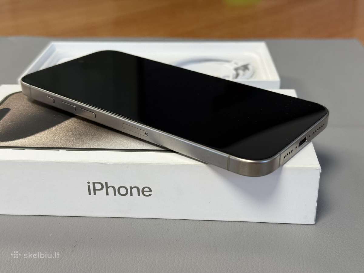 iPhone 15 Pro Max 256gb Visai kaip naujas - nuotraukos Nr. 8