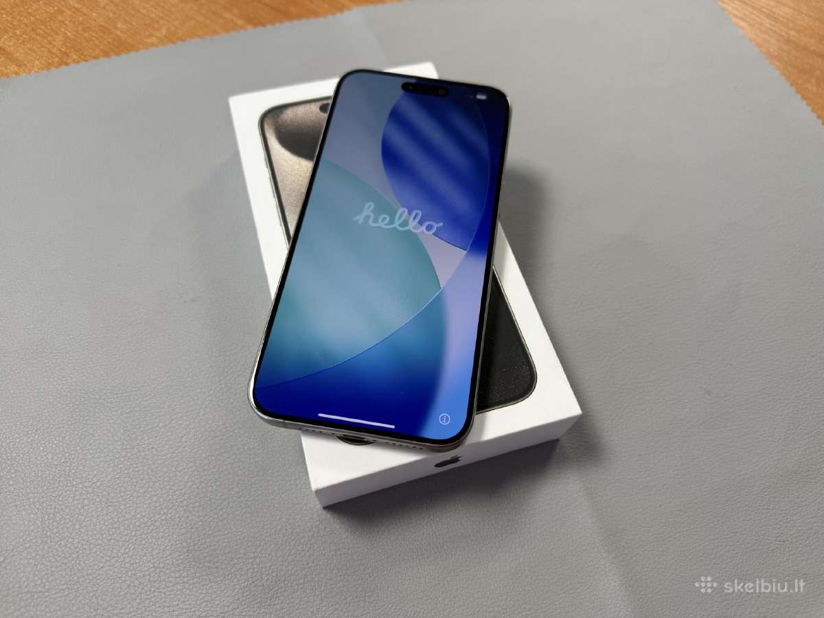 iPhone 15 Pro Max 256gb Visai kaip naujas - nuotraukos Nr. 10