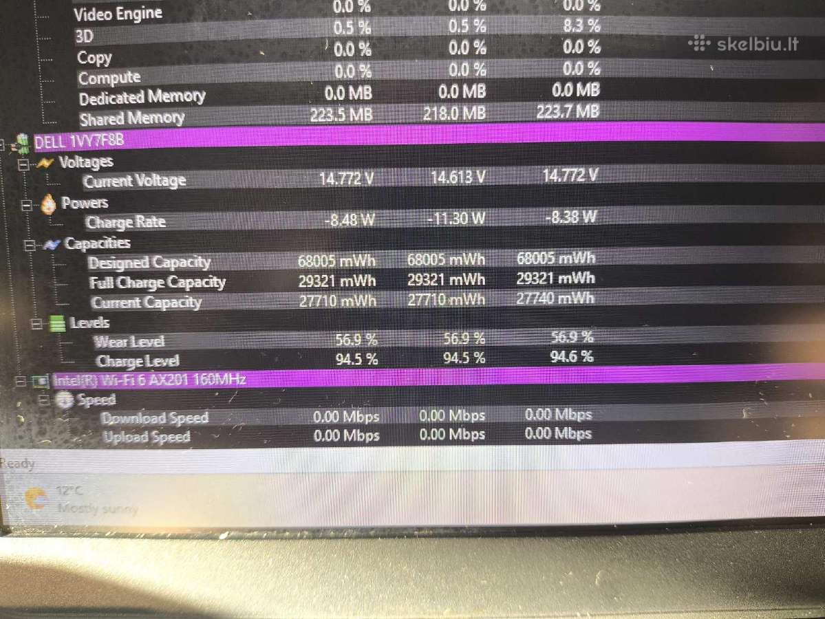 Latitude 15.6 Ips i7-10610u 16gb 512gb 57% - nuotraukos Nr. 6