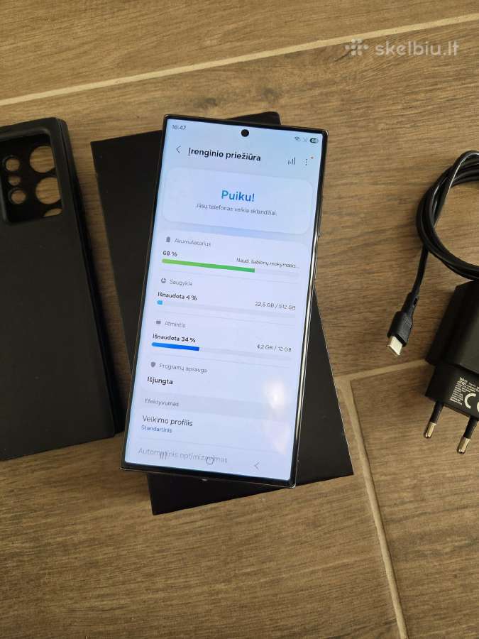 Samsung S23 Ultra 512gb! Pilnas komplektas - nuotraukos Nr. 4