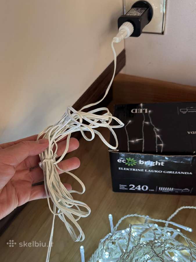 Elektrinė vidaus girlianda 240 lempučių - nuotraukos Nr. 4
