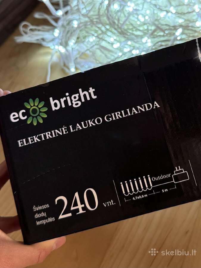 Elektrinė vidaus girlianda 240 lempučių - nuotraukos Nr. 10