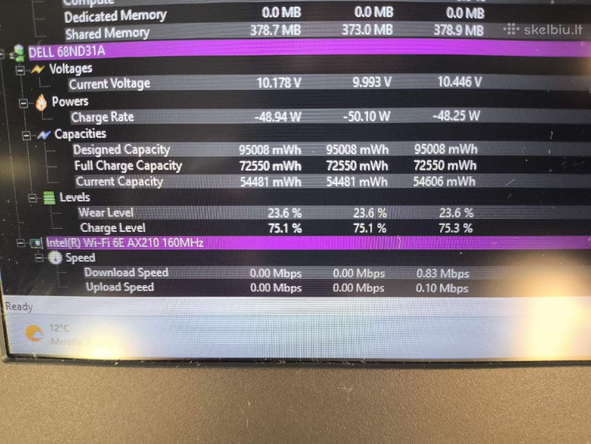 Precision 7560 15.6 i7-11850h 32gb 1tb T1200 4gb - nuotraukos Nr. 7