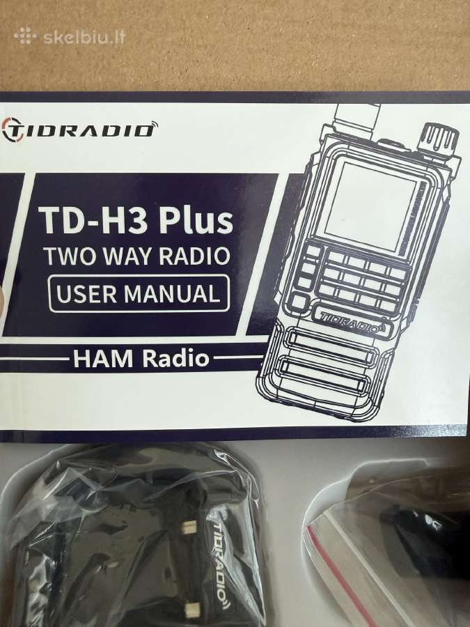 Tidradio Td-h3 Plus – racija, radijo stotelė - nuotraukos Nr. 3