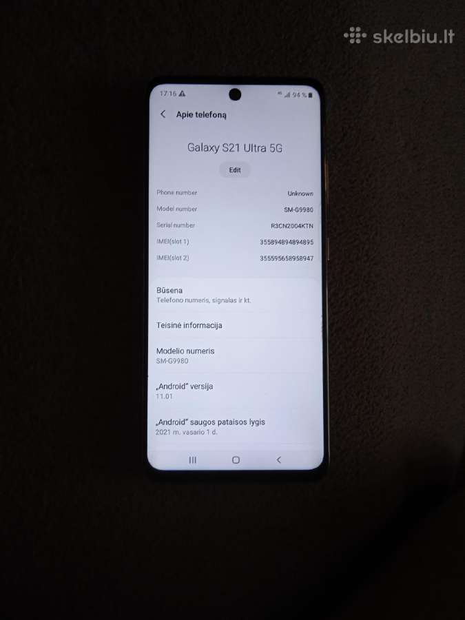 Samsung s21 ultra 5G - nuotraukos Nr. 4