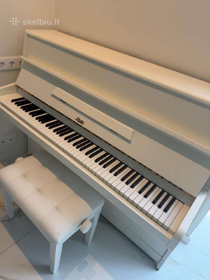 Baltas pianinas - nuotraukos Nr. 5