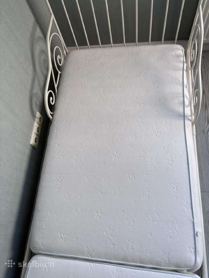 Ikea auganti vaikiška lova su čiužiniu - nuotraukos Nr. 4