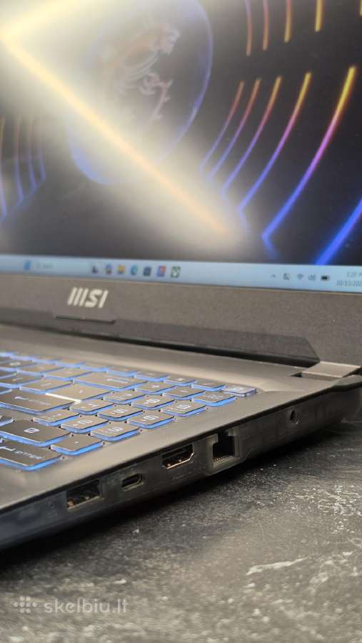 Msi Cyborg 15 A12v i7 Rtx 4060 8gb144hz - nuotraukos Nr. 4