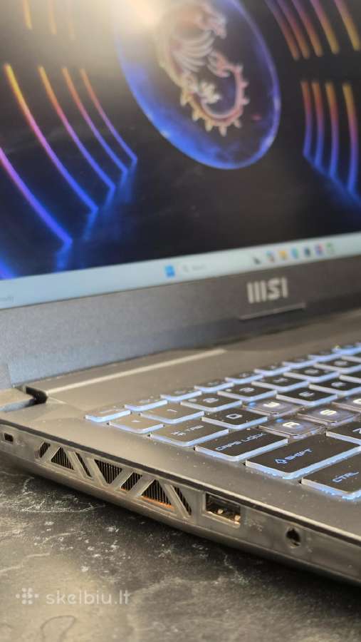Msi Cyborg 15 A12v i7 Rtx 4060 8gb144hz - nuotraukos Nr. 5