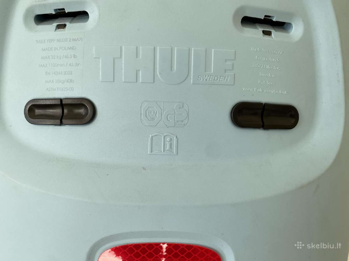 Thule Yepp Nexxt 2 Maxi dviračio kėdutė - nuotraukos Nr. 3