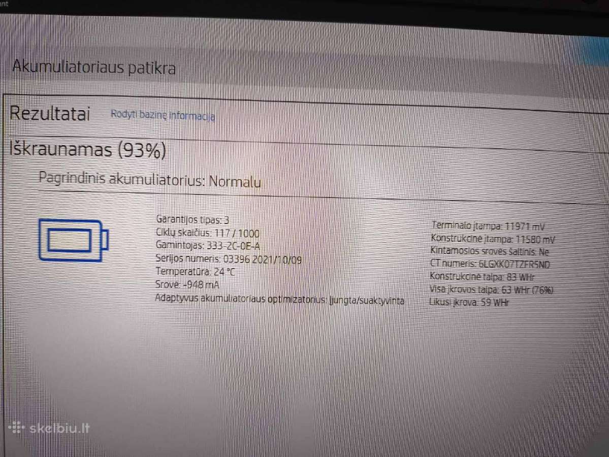 Zbook Power 15.6 i7-11850h 32gb 512gb A2000 4gb - nuotraukos Nr. 7