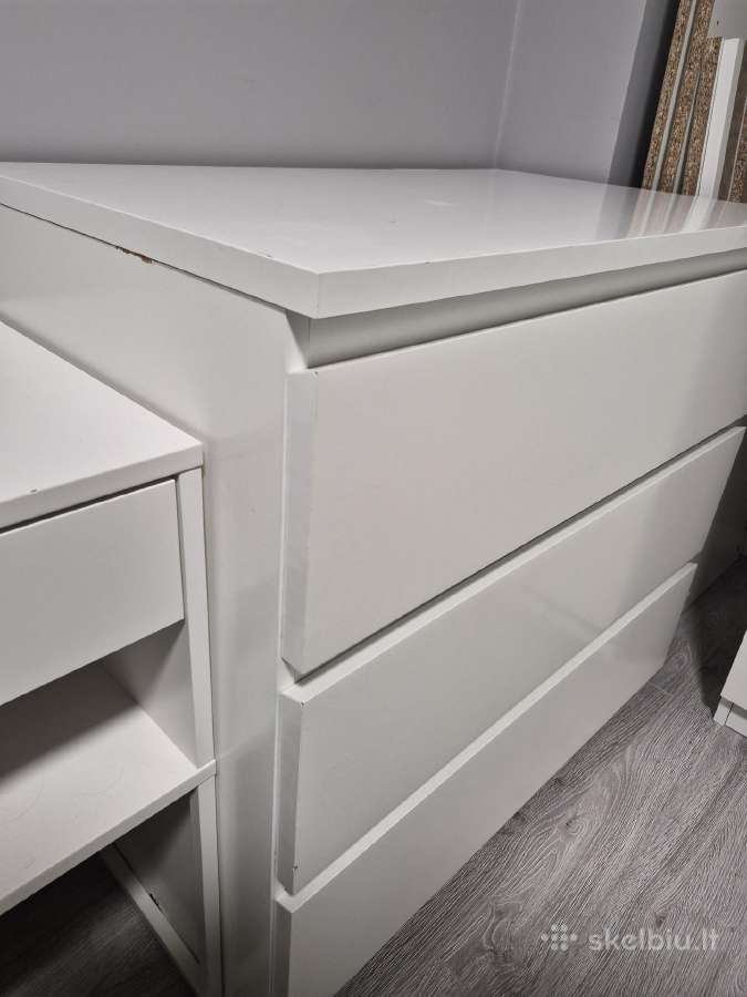Ikea Malm trijų stalčių komoda - nuotraukos Nr. 2