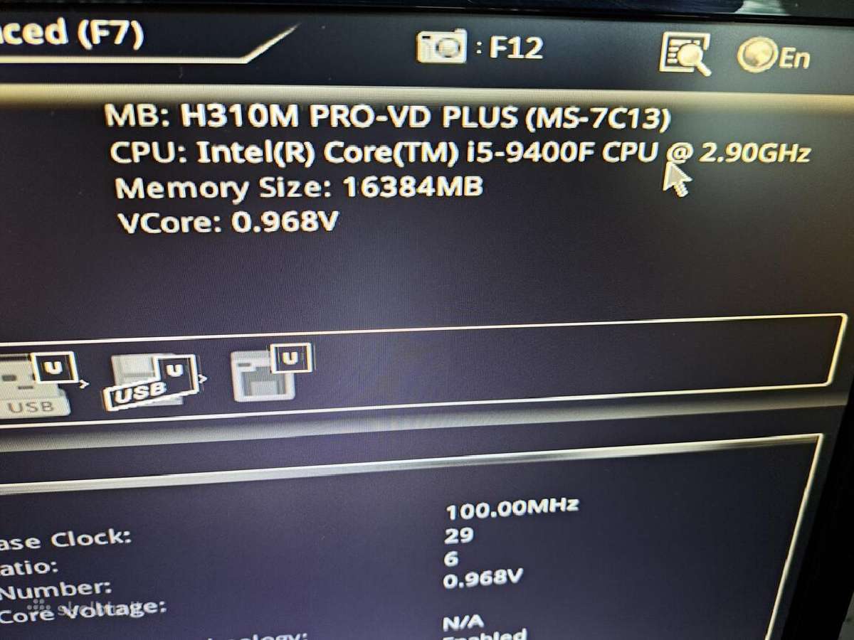 Msi H310m Pro-vd Plus + procesorius i5-9400f - nuotraukos Nr. 3