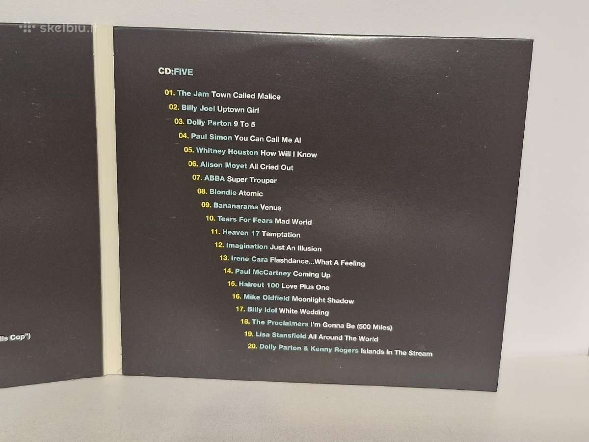 5 Audio CD rinkinys Various – Now 100 Hits 80s - nuotraukos Nr. 12