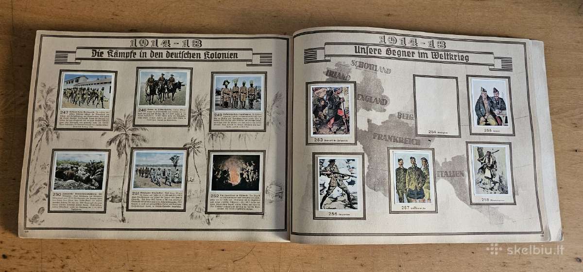 Ww1 Vokietijos cigareciu korteliu kolekcija - nuotraukos Nr. 8