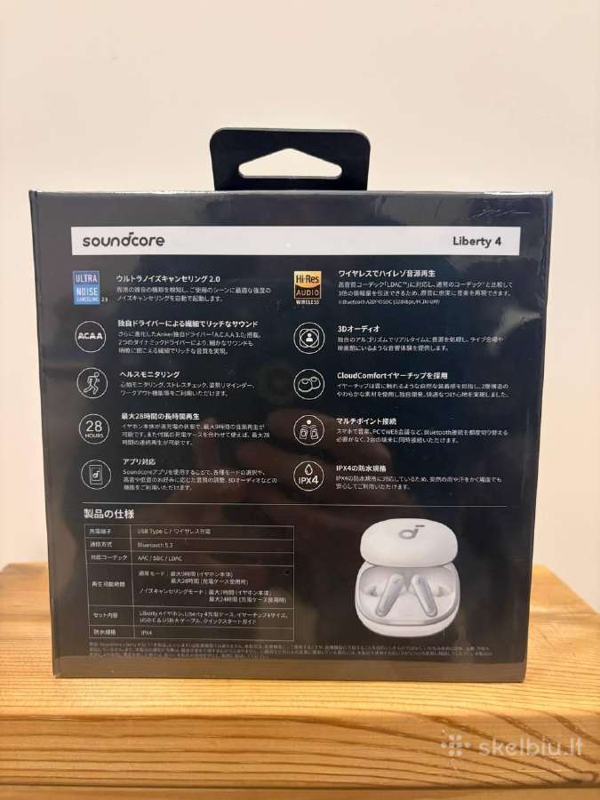 Soundcore Liberty 4 bevieles ausines - nuotraukos Nr. 2