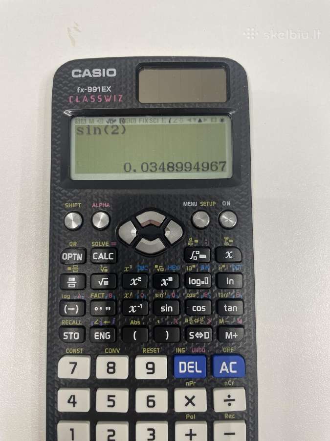 Originalus Casio Fx-991ex skaičiuotuvas - nuotraukos Nr. 6