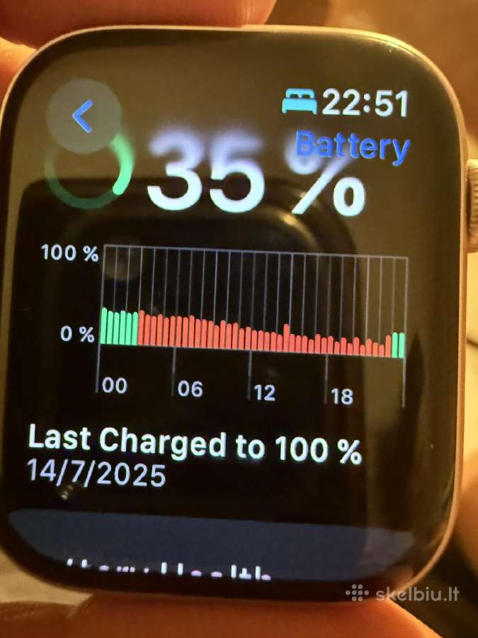 Apple watch 9 45mm aluminium pink - nuotraukos Nr. 9